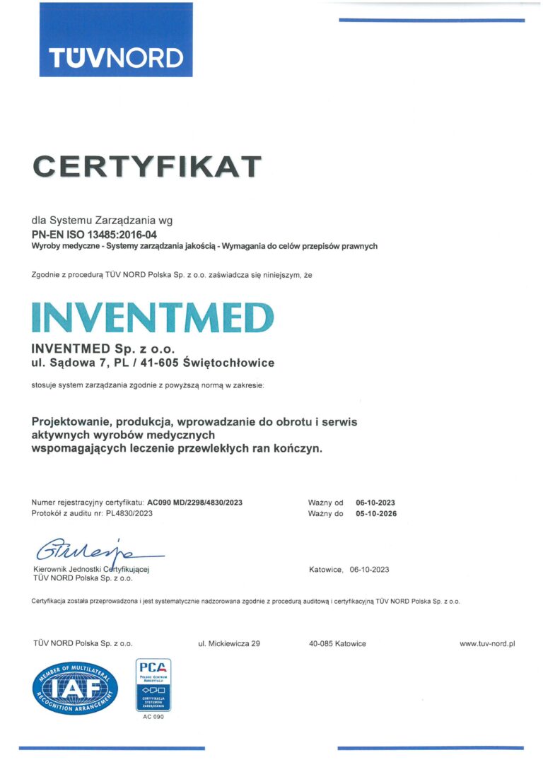 certyfikat Inventmed pl